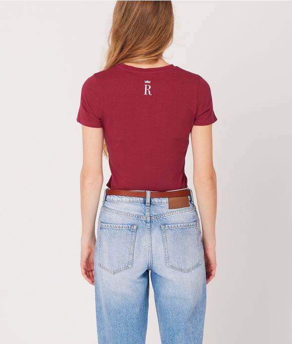 CARIE T-SHIRT, BORDEAUX