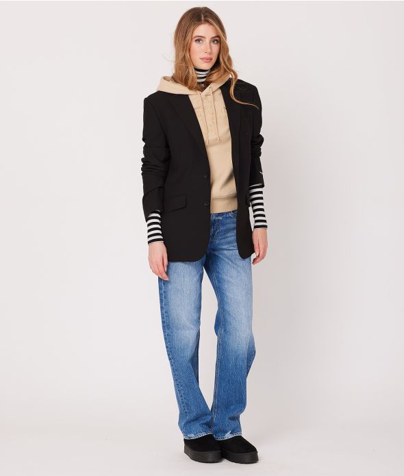 CARIE HOODIE JOGGING TOP, BEIGE