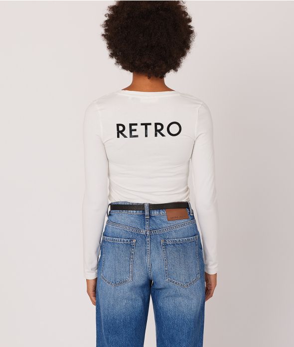 HAILEY L.S.TOP, OFFWHITE