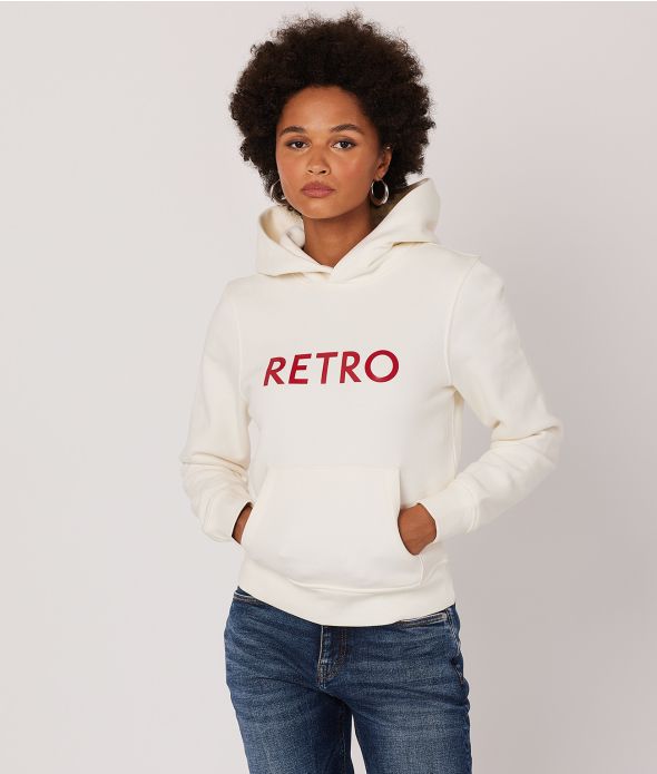 HAILEY HOODIE JOGGING TOP, OFFWHITE