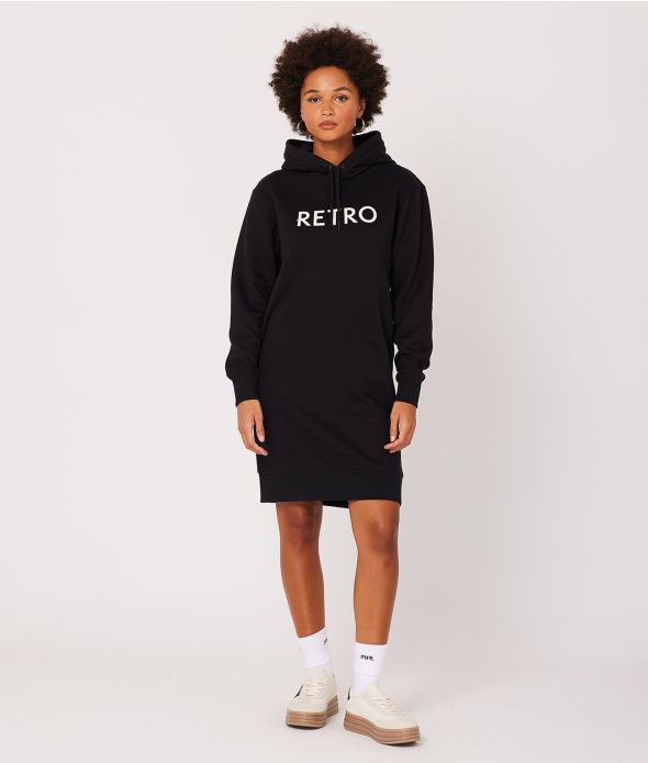 HAILEY JOGGING DRESS, BLACK