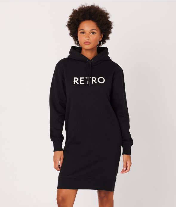 HAILEY JOGGING DRESS, BLACK