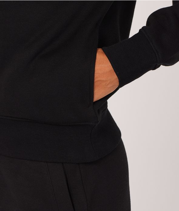 HAILEY SWEATSHIRT JOGGING TOP, BLACK