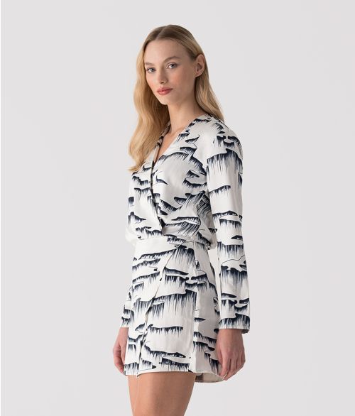 VERA DRESS, OVERPRINTED
