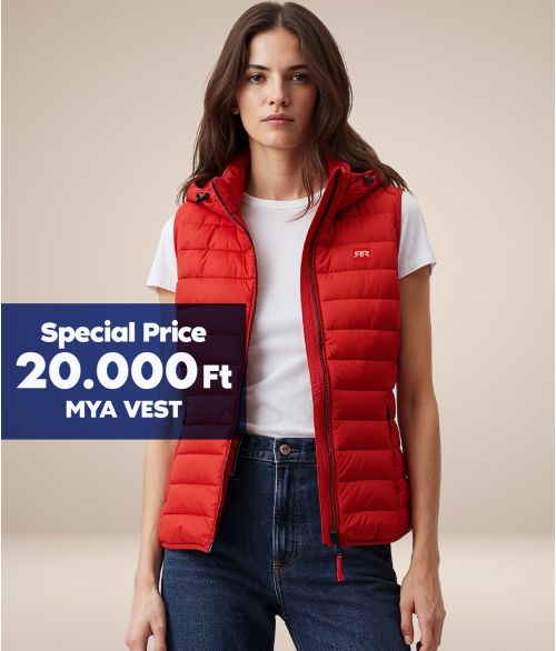 MYA VEST VEST, RED