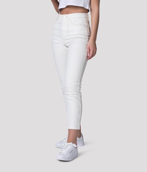 GOSSIP CROPPED PANTS, WHITE
