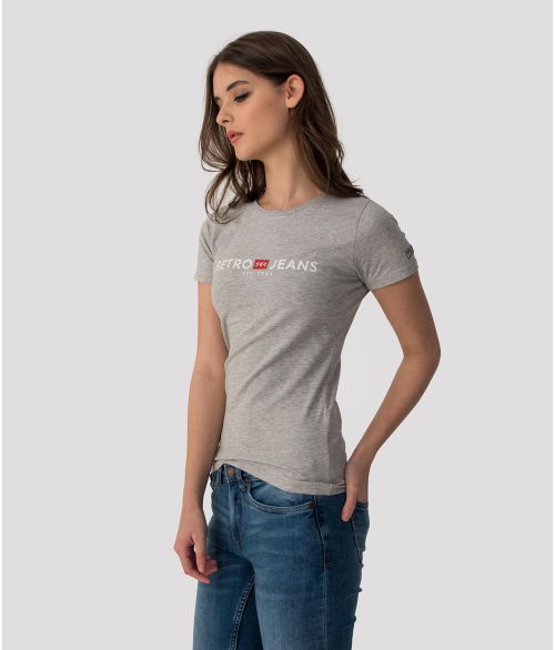 GIANNA T-SHIRT, GREY MELANGE