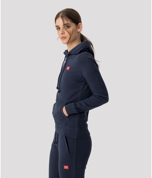 MYANNA JOGGING TOP, DARK BLUE