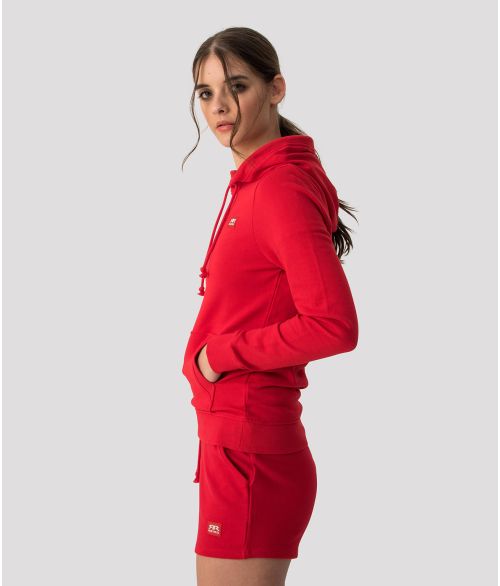 MYANNA JOGGING TOP, RED