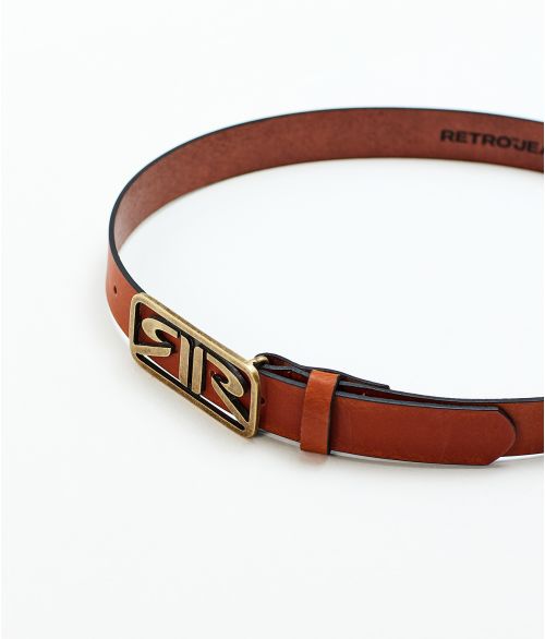 AMBONI BELT, MID BROWN