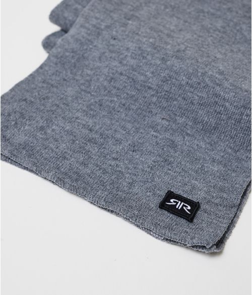 CHALMERS SCARF SCARF, GREY MELANGE