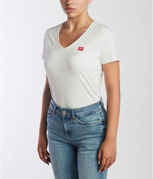 ELIZABETH V T-SHIRT, WHITE