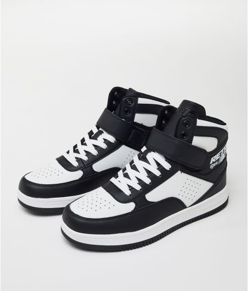 BREAKER SHOES SNEAKERS, BLACK-WHITE