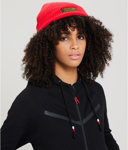 KHAYA ZIP JOGGING TOP, BLACK