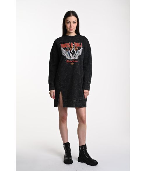 ALPINE DRESS DRESS, BLACK