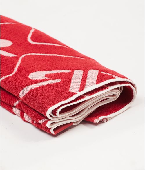 OLLY BEACH TOWEL, RED