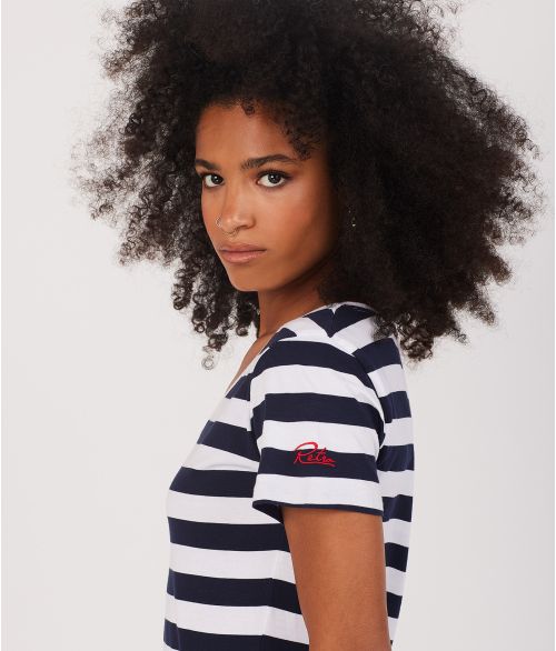 ANTILLA V T-SHIRT, DARK BLUE