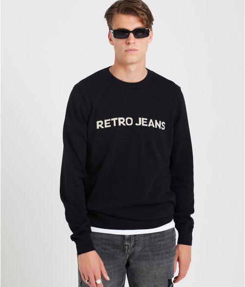 ALISTAIR SWEATER KNITWEAR, BLACK