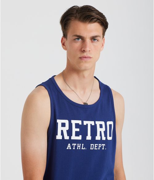 LUCKY TANK TOP, DARK BLUE