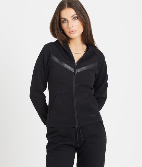 LUNA JOGGING TOP, BLACK