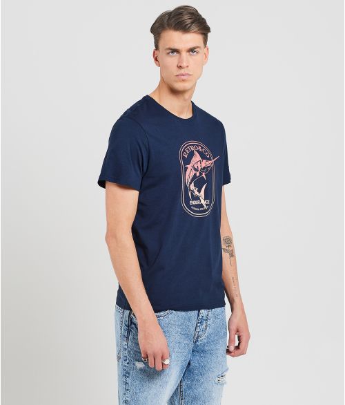 ALBACORA T-SHIRT, DARK BLUE