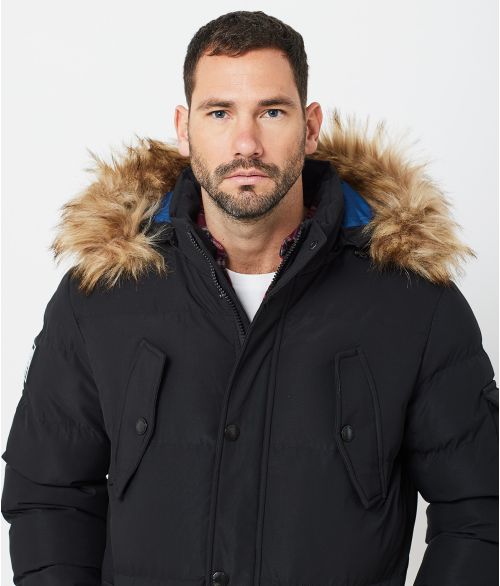 HIMALAYA LONG JACKET, BLACK