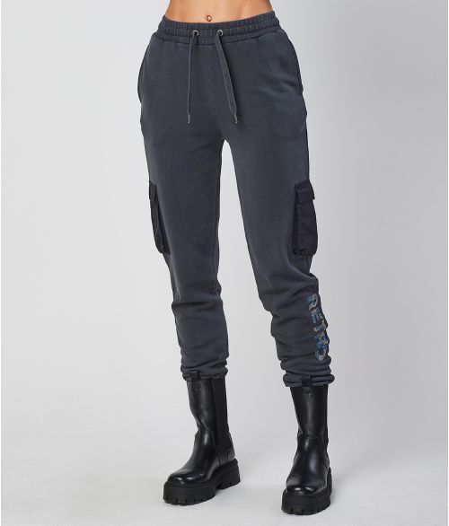 MAZIE JOGGING BOTTOM, BLACK