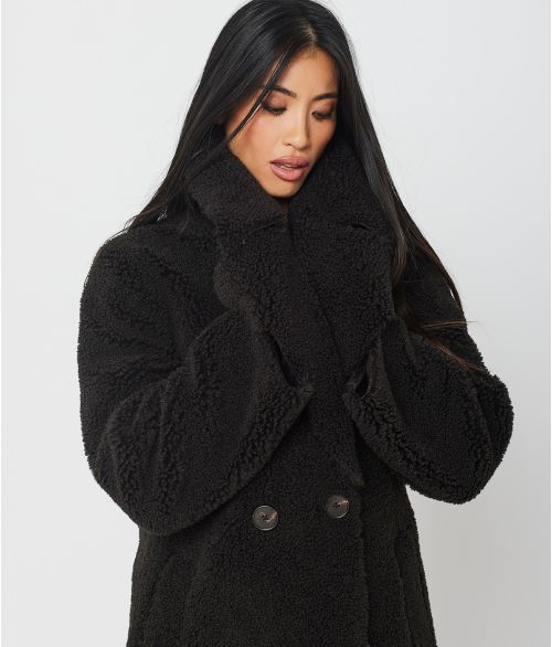 PAOLA COAT, BLACK