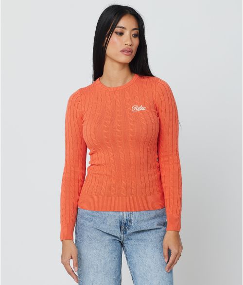 ROSETTA SWEATER, CORAL