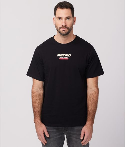 NIKOS T-SHIRT, BLACK