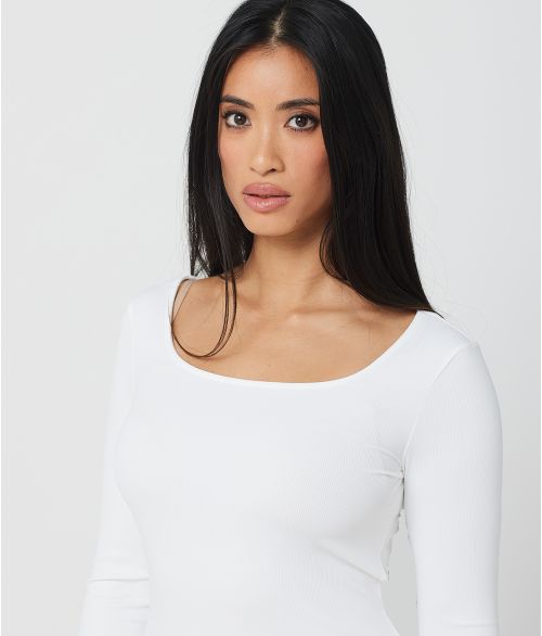 SWAN L.S.TOP, WHITE