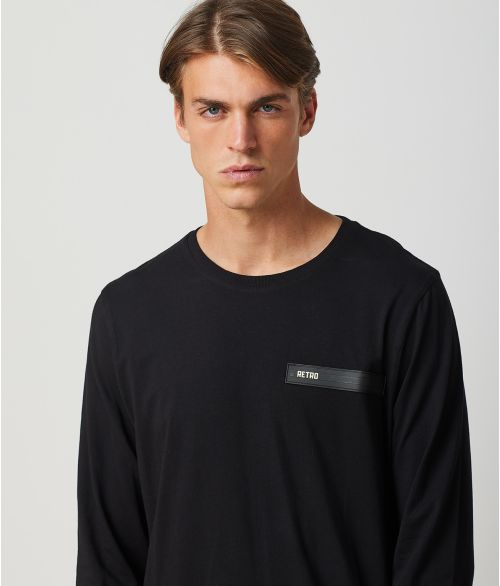 AVUS L.S.TOP, BLACK