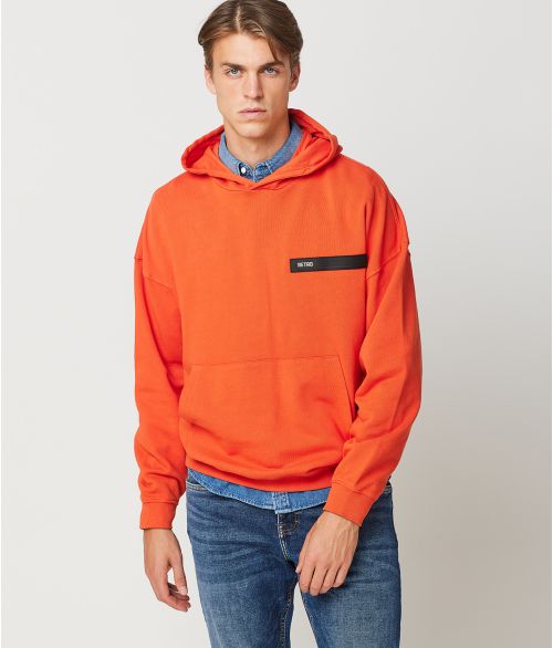 AVUS HOODIE JOGGING TOP, PUMPKIN