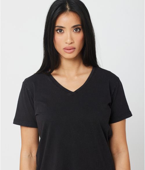 XYLA FASHION TOP, BLACK
