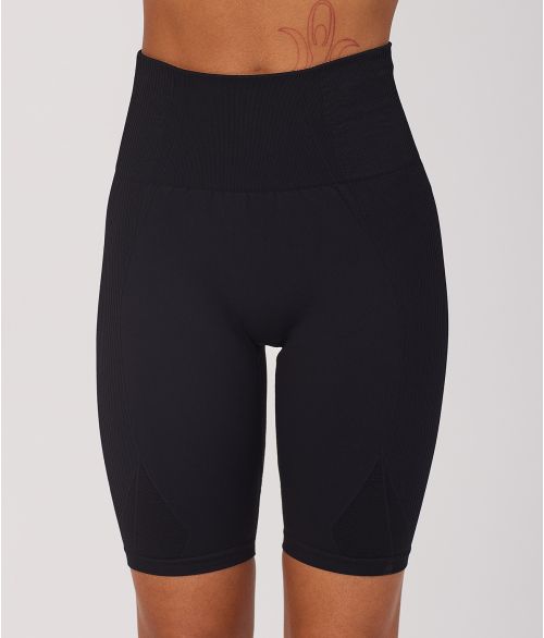SOLEIL NŐI BICIKLIS LEGGINGS, FEKETE