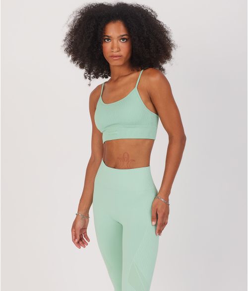 SOLEIL CROP TANK TOP, MINT