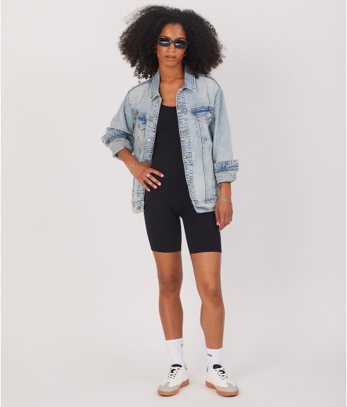 SASA MINI OVERALL, BLACK