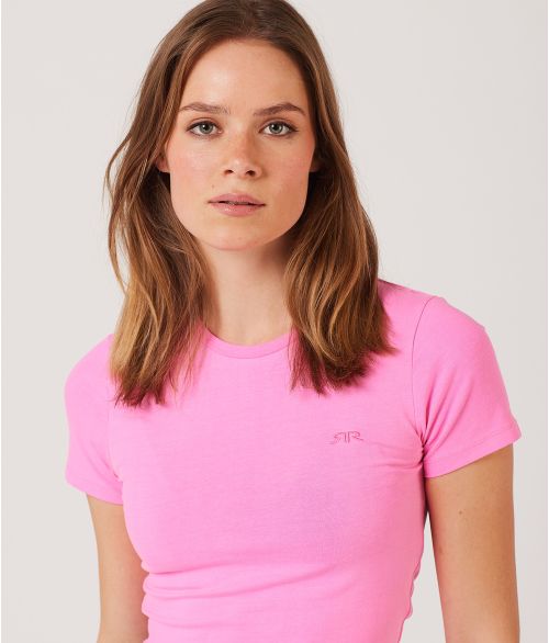 CHRYSTAL T-SHIRT, NEON PINK