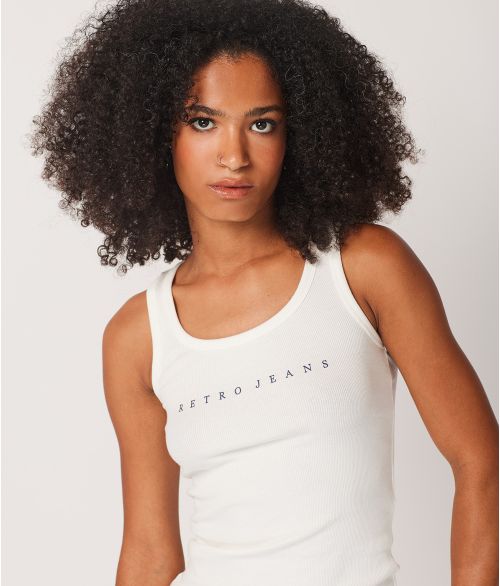 GWEN TANK TOP, WHITE