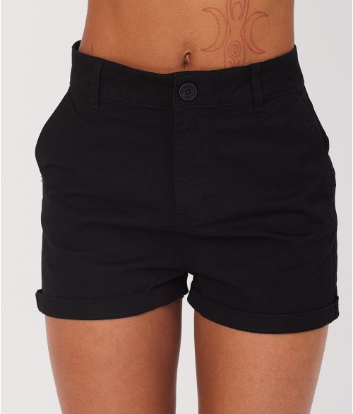 GWEN SHORTS, BLACK
