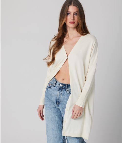LEONA CARDIGAN, ECRU