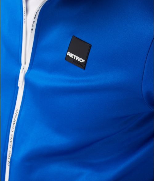 ALEC ZIPUP JOGGING TOP, BLUE