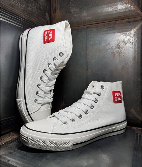 EDON MID SNEAKERS, WHITE