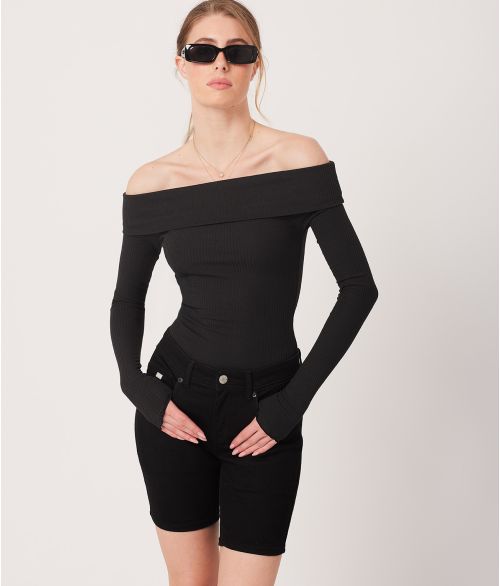 ROWYN L.S.TOP, BLACK