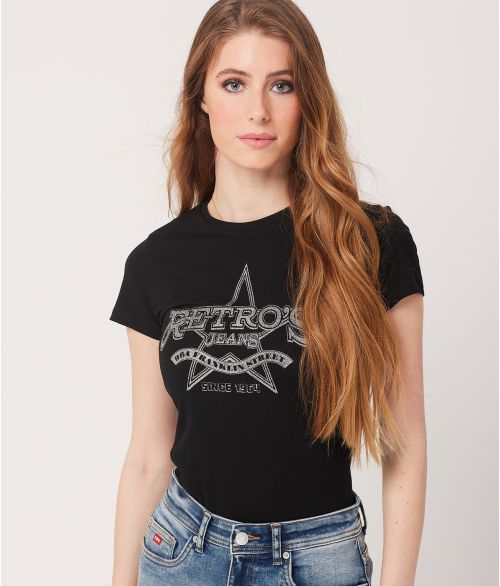 ROWYN T-SHIRT, BLACK