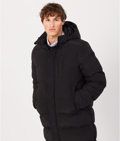 BOBA LONG JACKET, BLACK