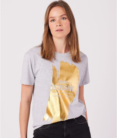 MARTHA T-SHIRT, GREY MELANGE