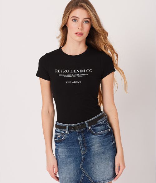SUE T-SHIRT, BLACK