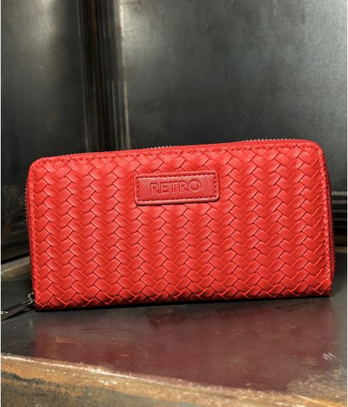 HAILEY WALLET WALLET, RED