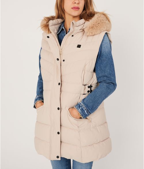 ASHLEY VEST, BEIGE
